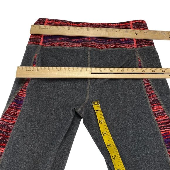 Athleta Activewear Leggings Womens Small Gray Nylon Elastic Waist Logo Pull On - Picture 6 of 16